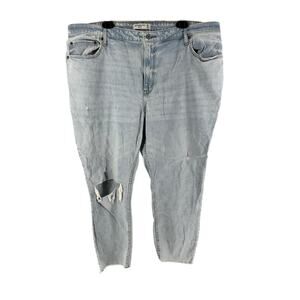 Abercrombie & Fitch Women's Light Wash The Skinny High Rise Jeans Size 35/20